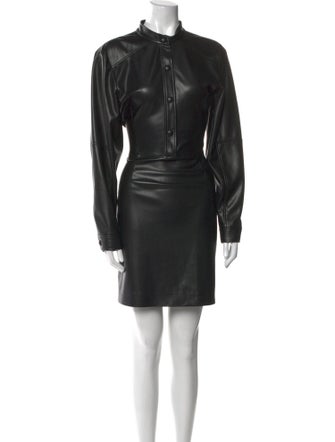 Rodebjer Mock Neck Mini Dress