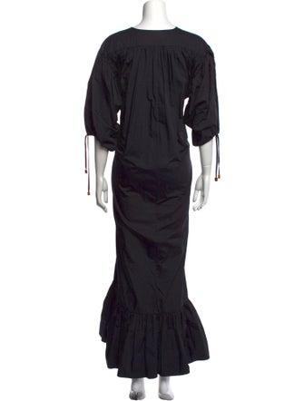 Rodebjer V-Neck Long Dress