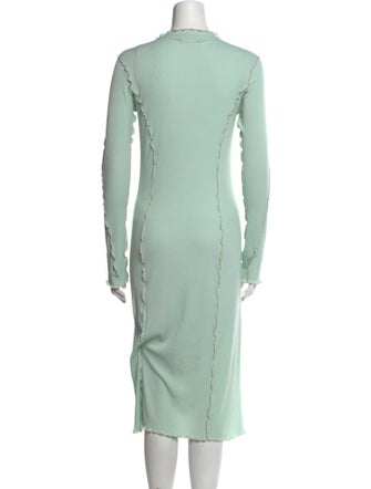 Rodebjer Mock Neck Midi Length Dress