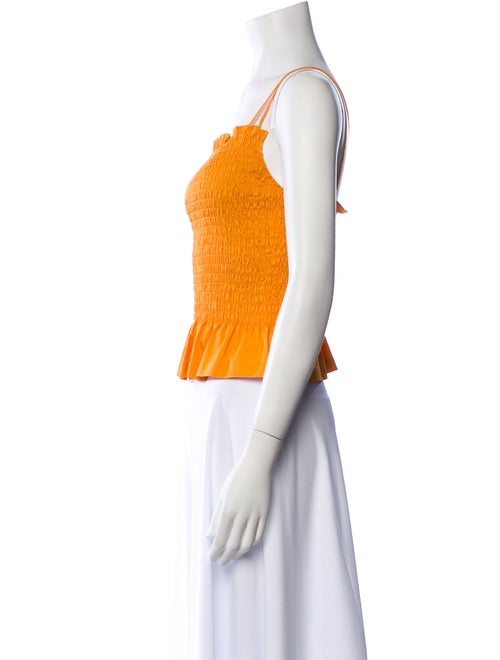 Rodebjer Square Neckline Sleeveless Crop Top