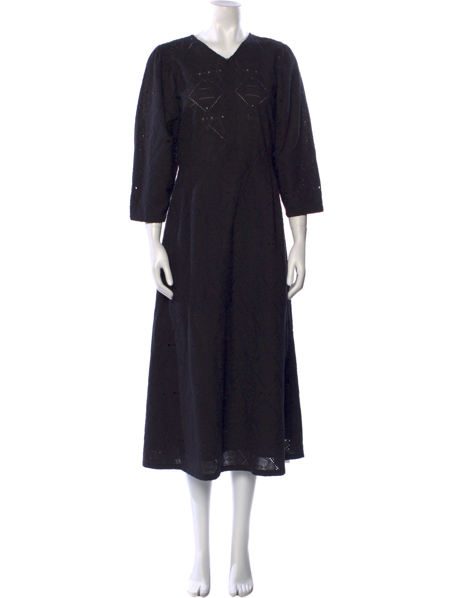 Rodebjer V-Neck Midi Length Dress