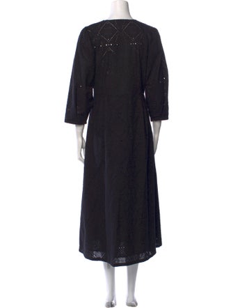 Rodebjer V-Neck Midi Length Dress