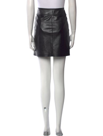 Rodebjer Leather Mini Skirt