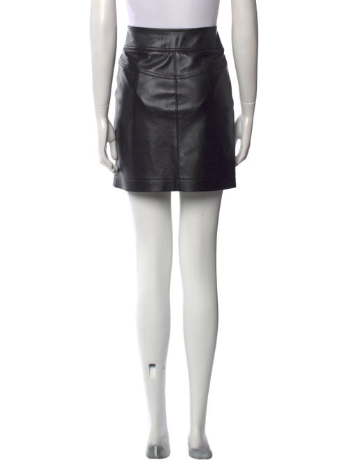 Rodebjer Leather Mini Skirt