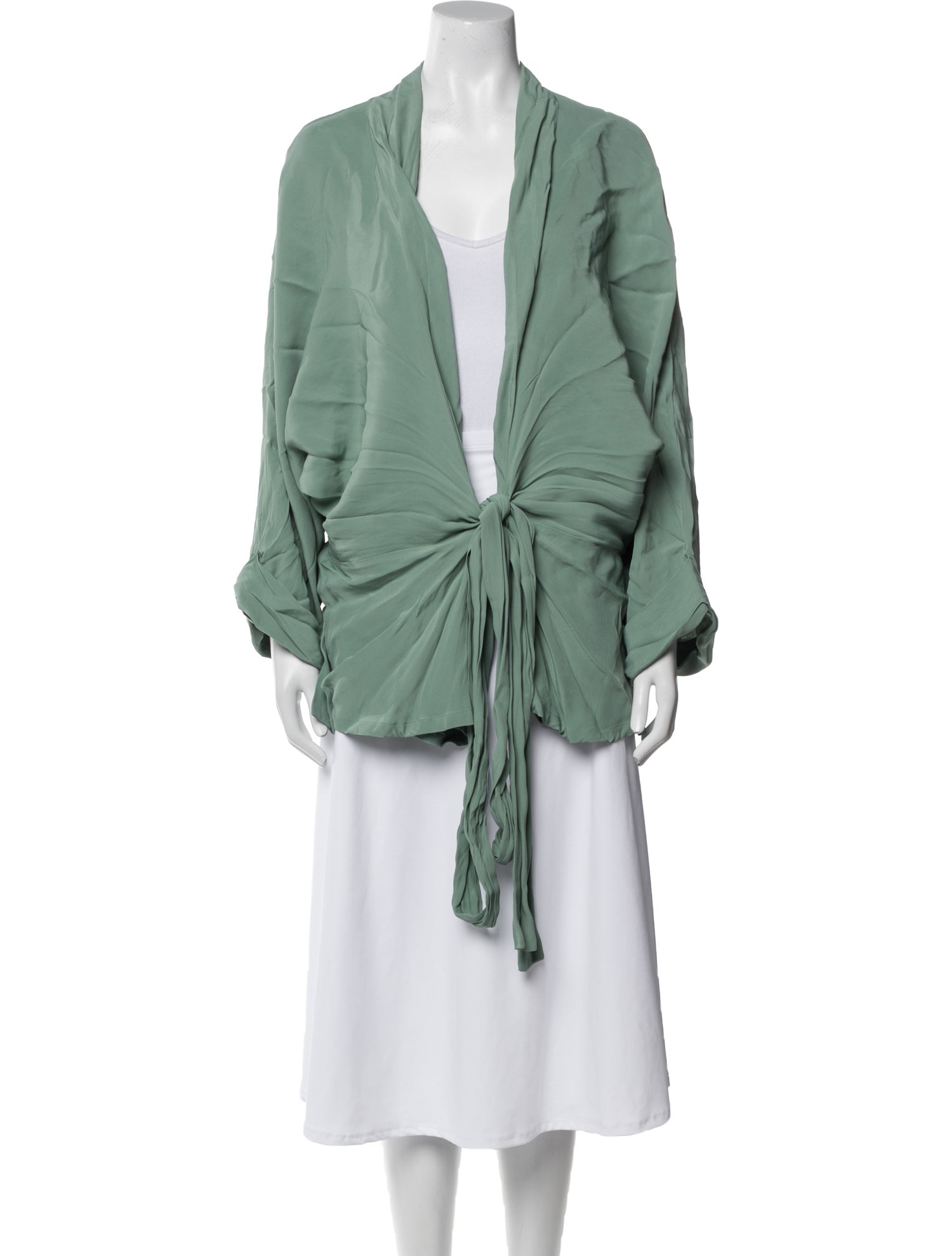 Rodebjer V-Neck Three-Quarter Sleeve Blouse