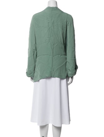 Rodebjer V-Neck Three-Quarter Sleeve Blouse