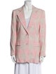 Rodebjer Plaid Print Blazer