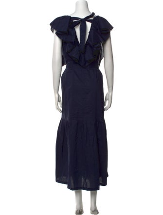 Rodebjer V-Neck Long Dress