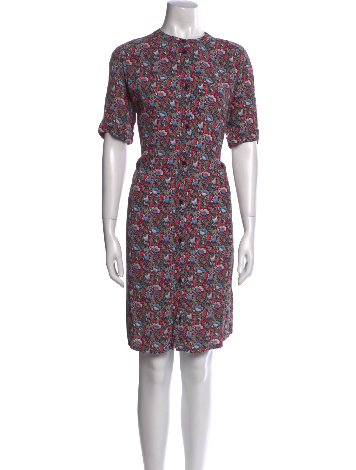 Rodebjer Floral Print Knee-Length Dress