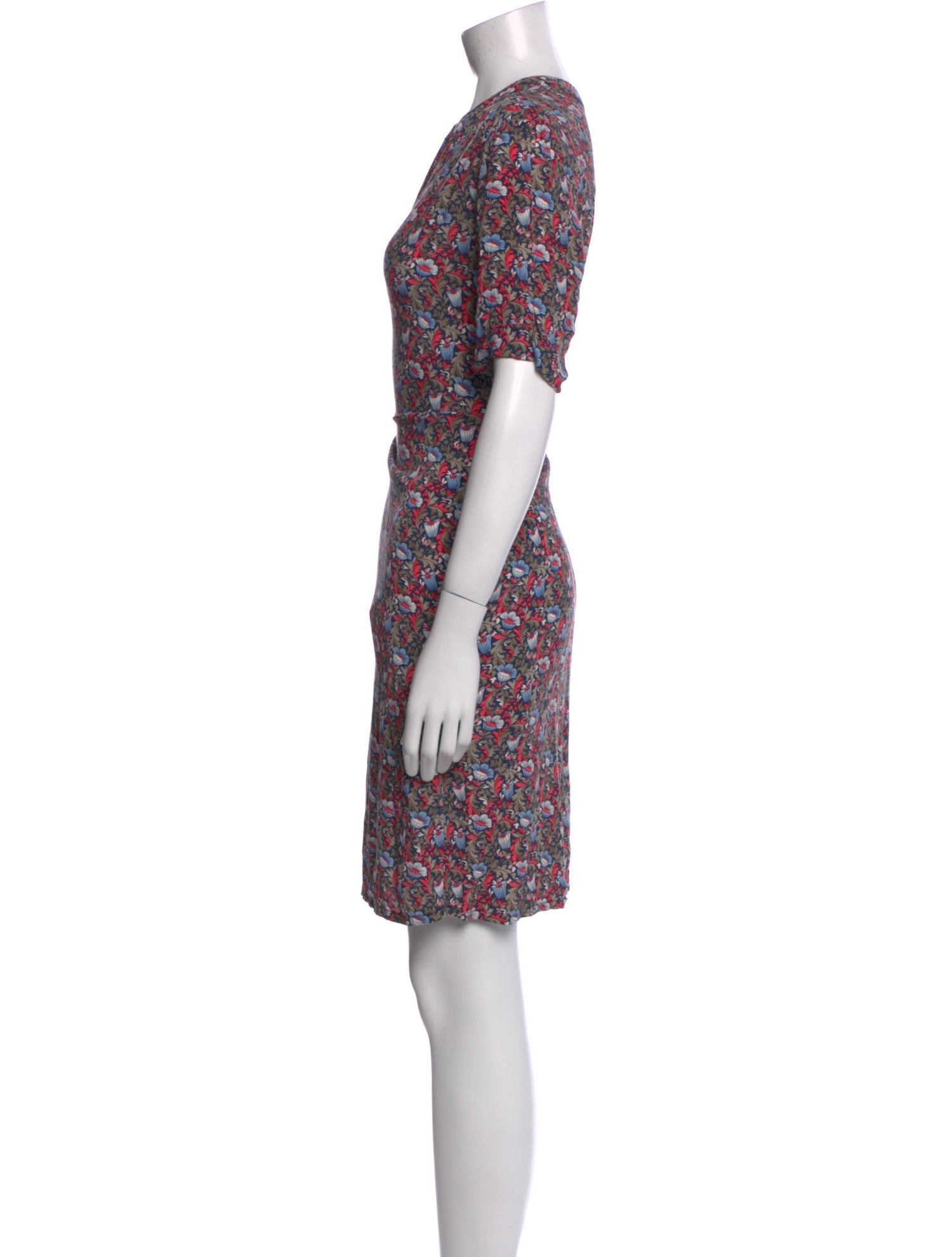 Rodebjer Floral Print Knee-Length Dress