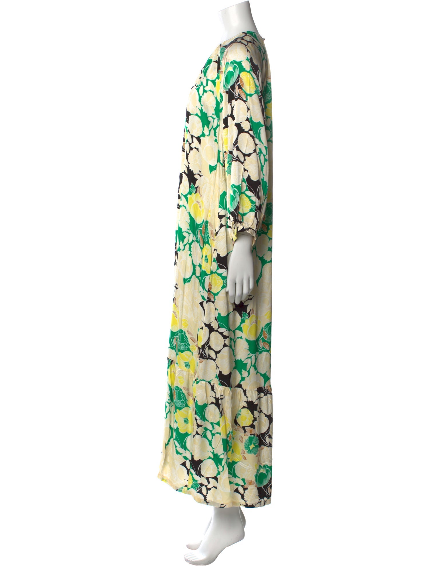 Rodebjer Floral Print Long Dress