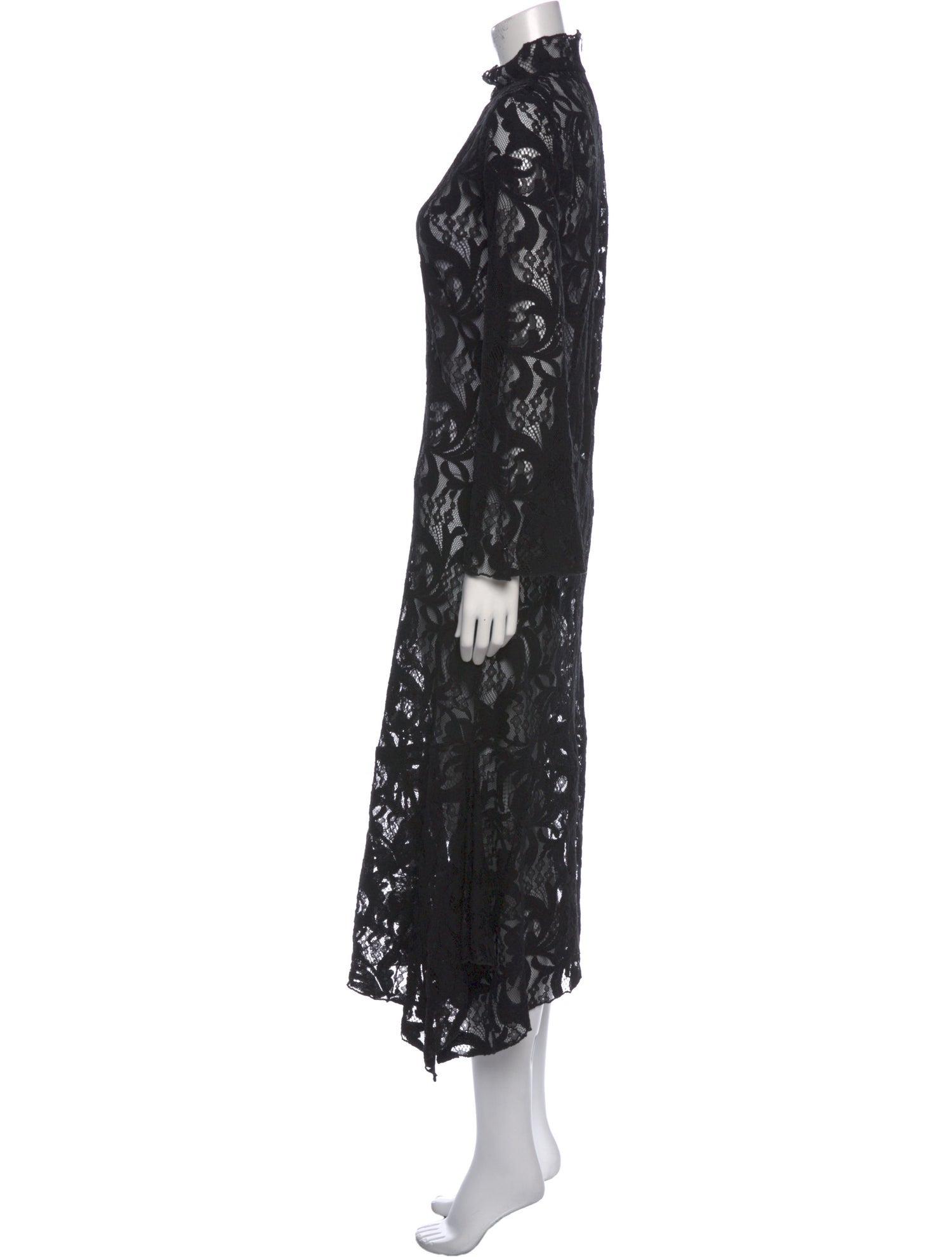Rodebjer Lace Pattern Long Dress
