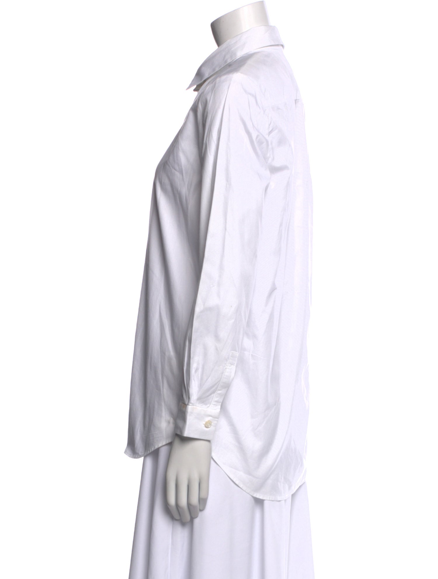 Rodebjer Long Sleeve Button-Up Top