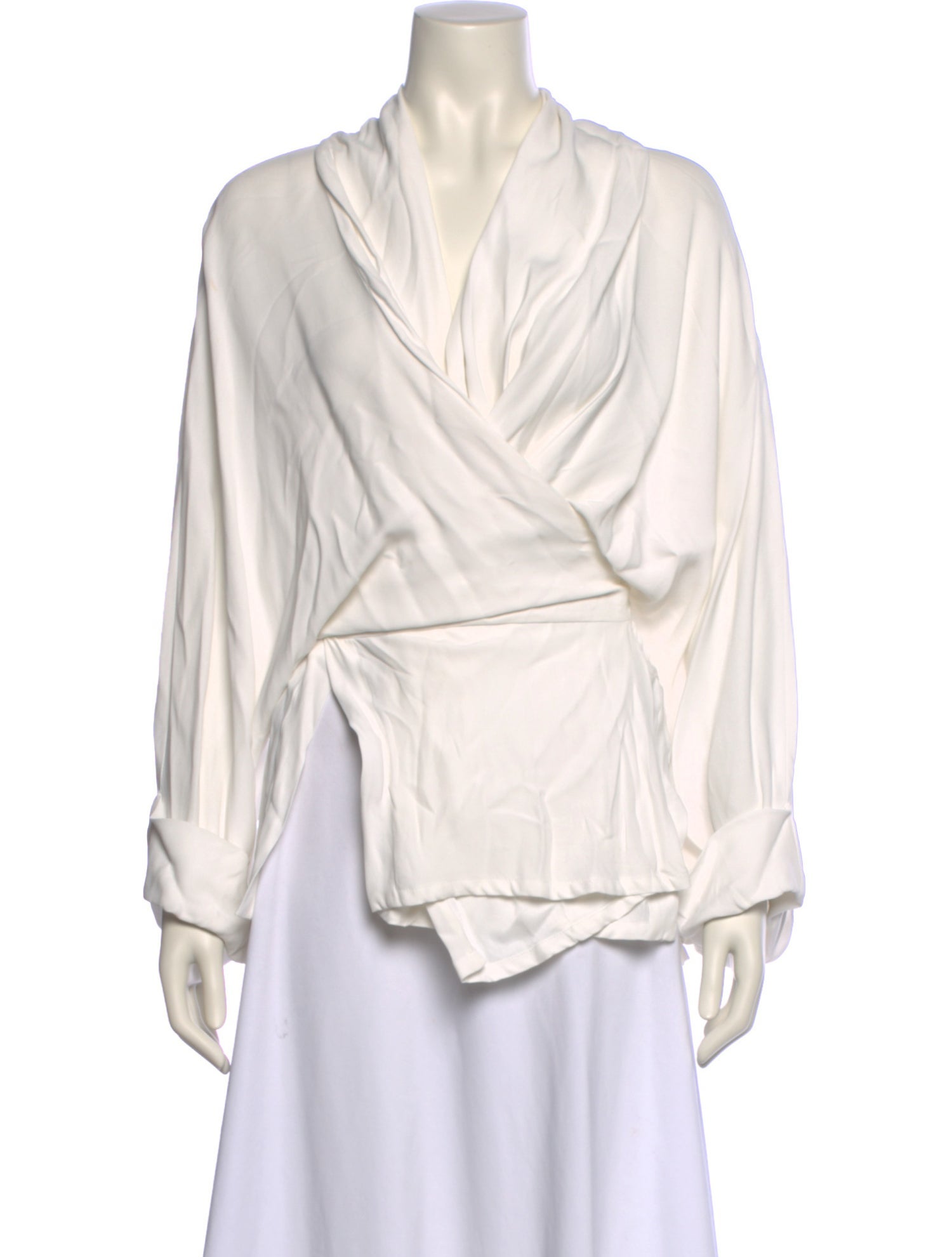 Rodebjer Cowl Neck Long Sleeve Blouse