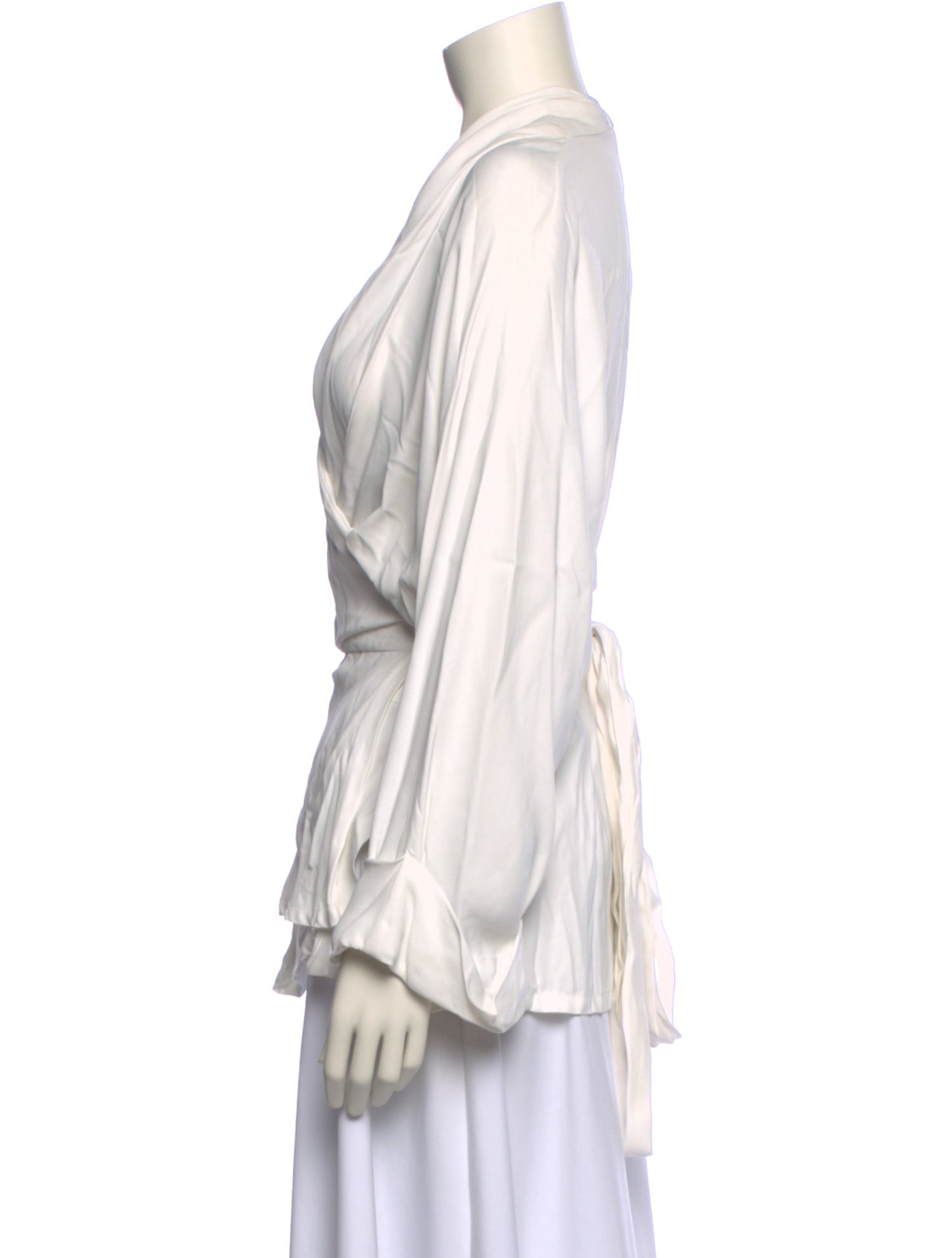 Rodebjer Cowl Neck Long Sleeve Blouse