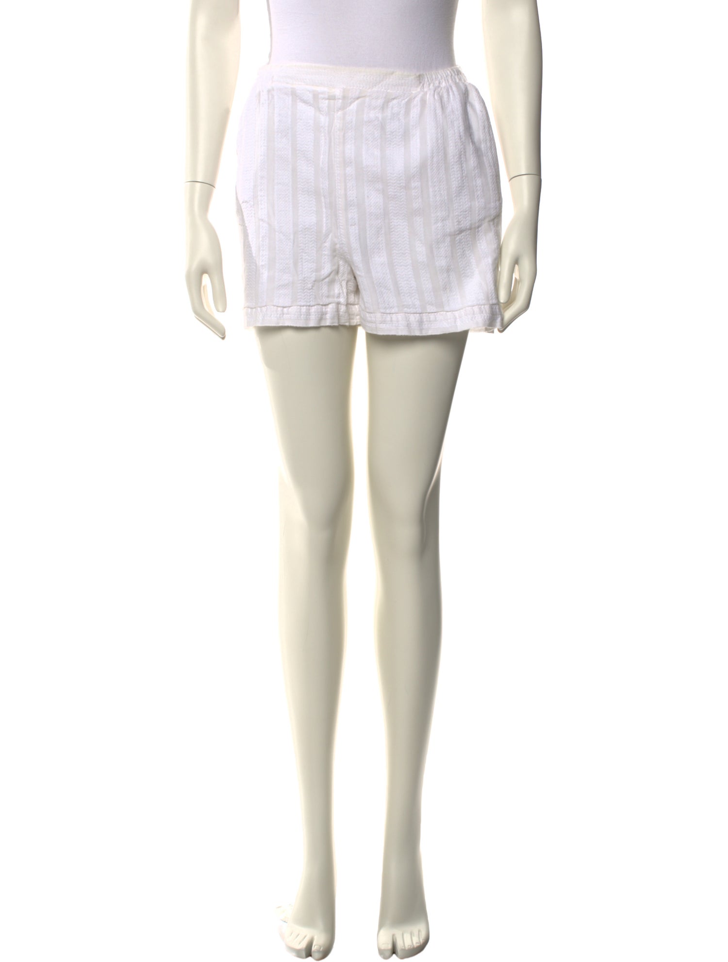 Rodebjer Striped Mini Shorts