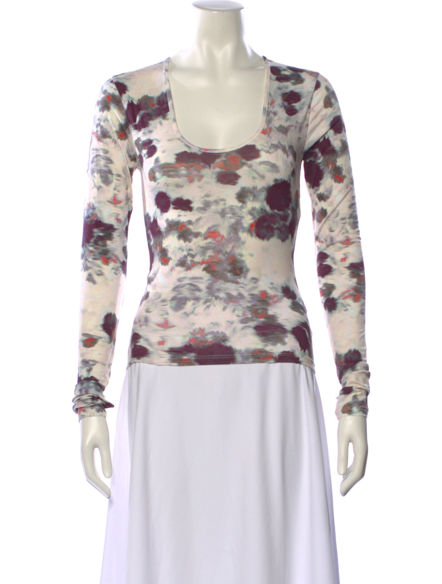 Rodebjer Printed Scoop Neck Top w/ Tags