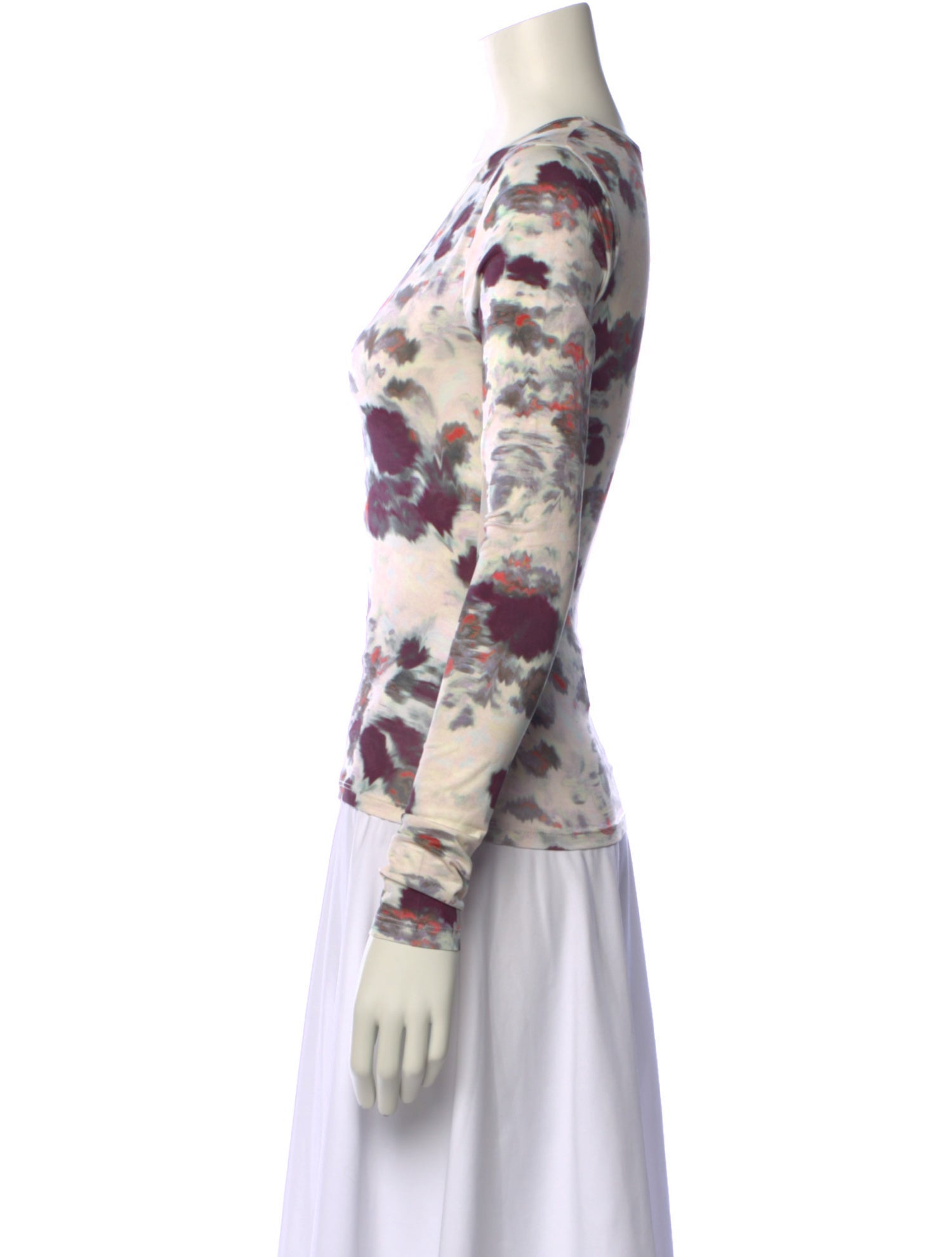 Rodebjer Printed Scoop Neck Top w/ Tags