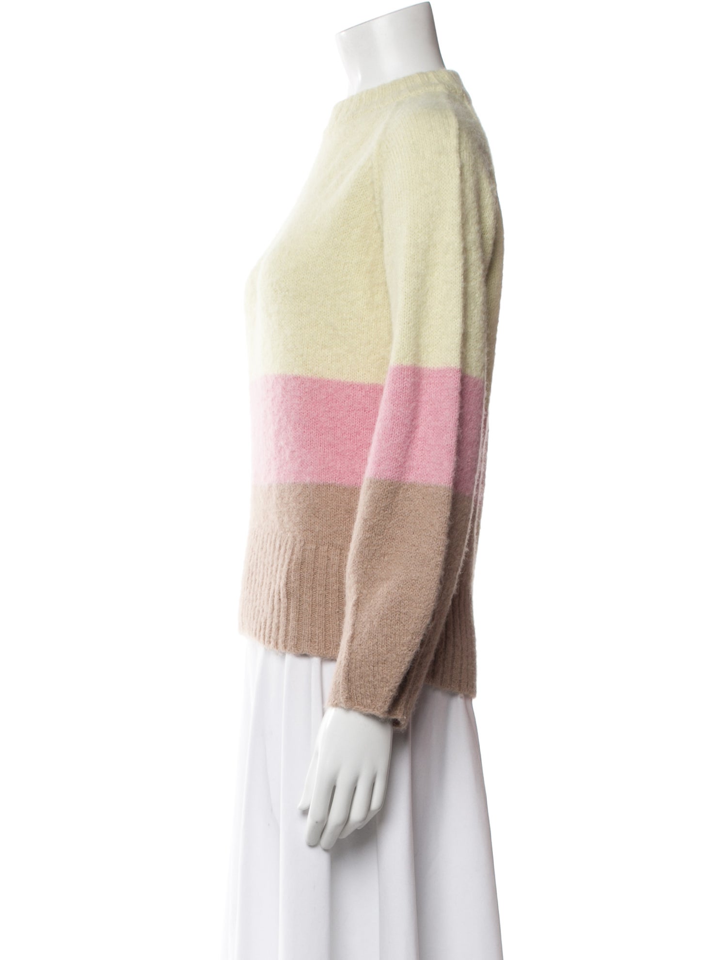 Rodebjer Alpaca Colorblock Pattern Sweater