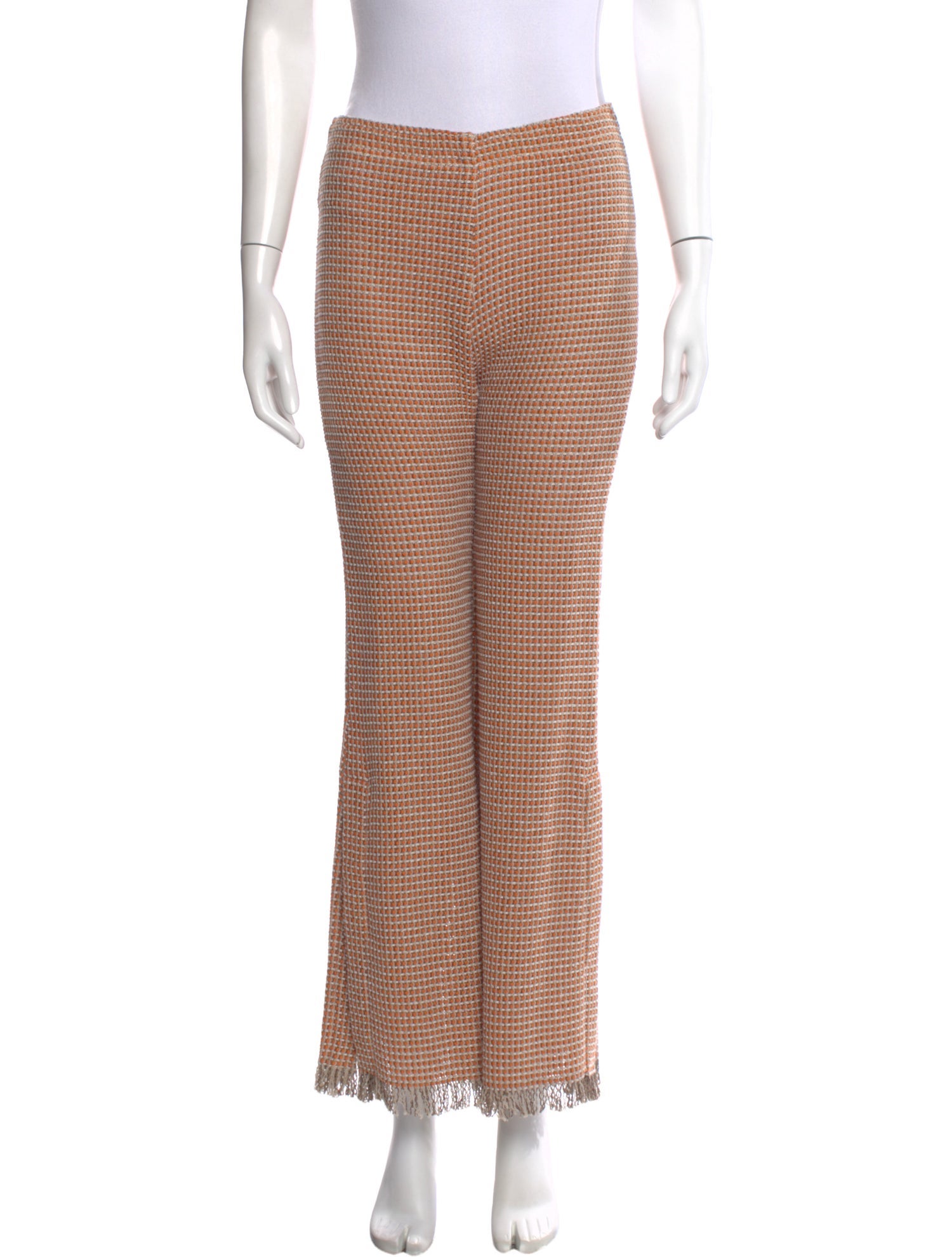 Rodebjer Lace Pattern Wide Leg Pants