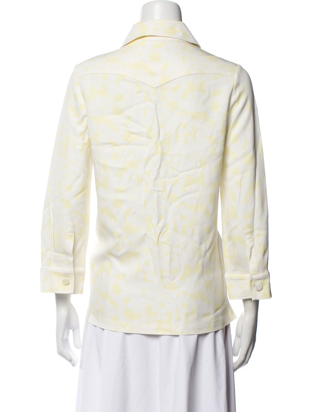 Rodebjer Patterned Three-Quarter Sleeve Button-Up… - image 3