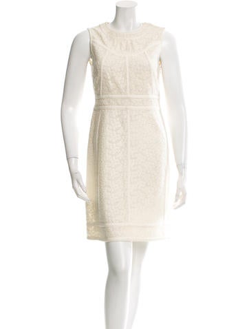 Richard Chai Love Embroidered Sheath Dress