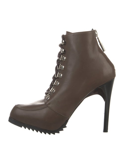 Ruthie Davis Leather Lace-Up Boots