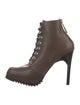 Ruthie Davis Leather Lace-Up Boots