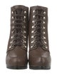 Ruthie Davis Leather Lace-Up Boots