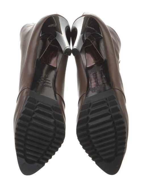 Ruthie Davis Leather Lace-Up Boots