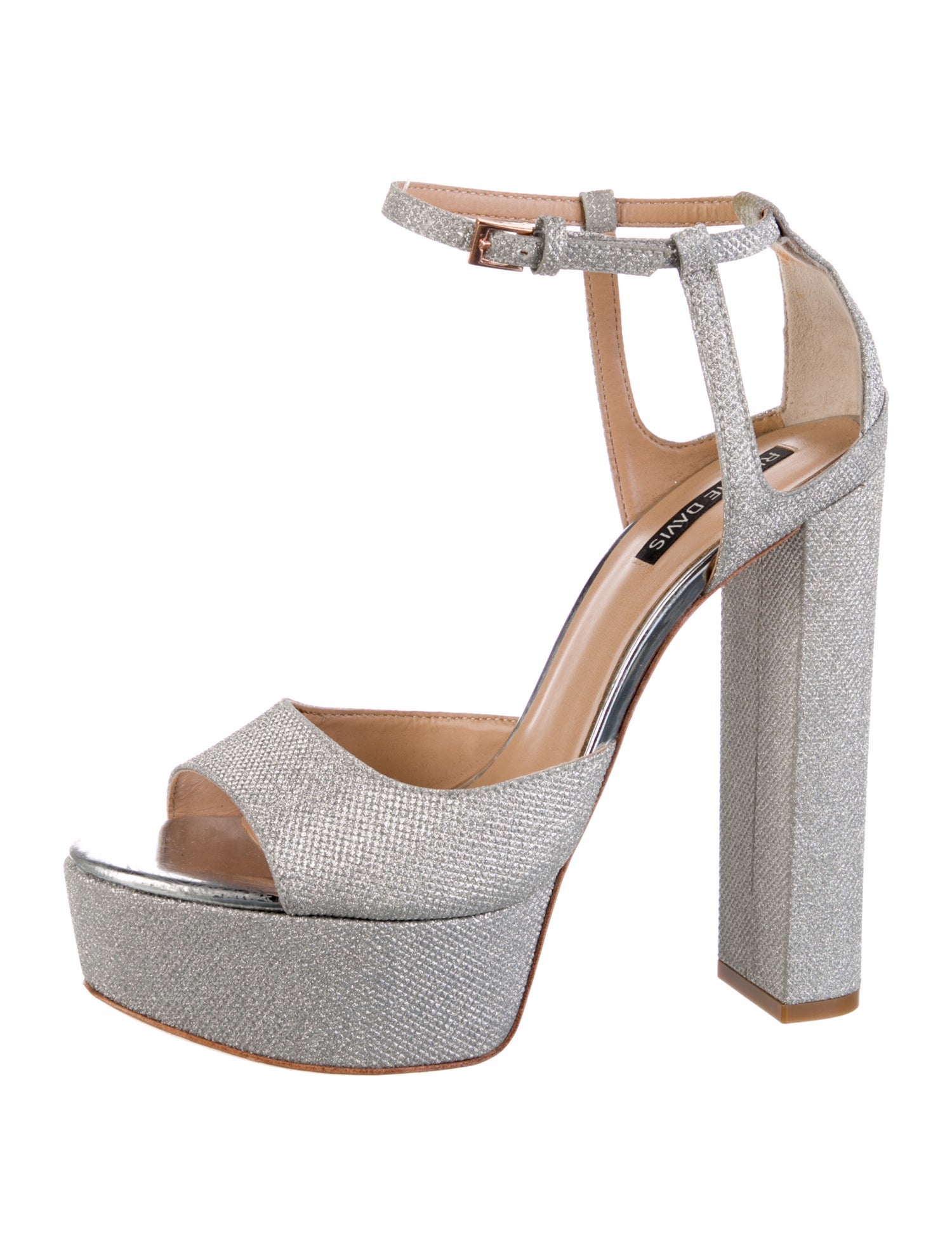 Ruthie Davis Glitter Glitter Accents Espadrilles