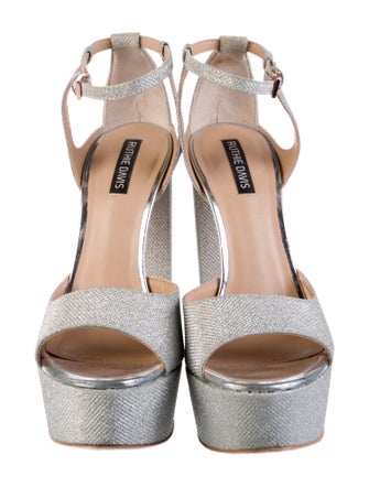 Ruthie Davis Glitter Glitter Accents Espadrilles
