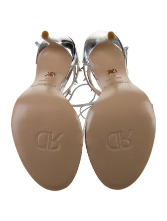 Ruthie Davis Leather Studded Accents Sandals