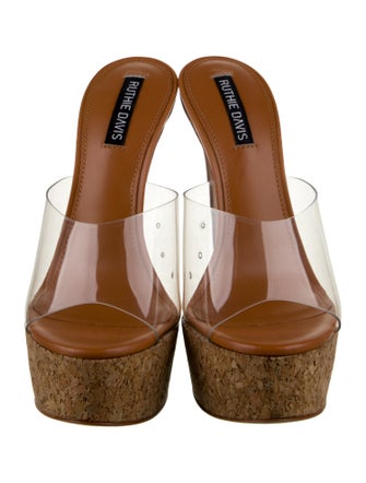 Ruthie Davis Leather Slides