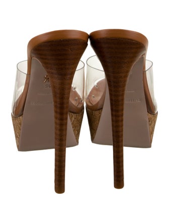 Ruthie Davis Leather Slides