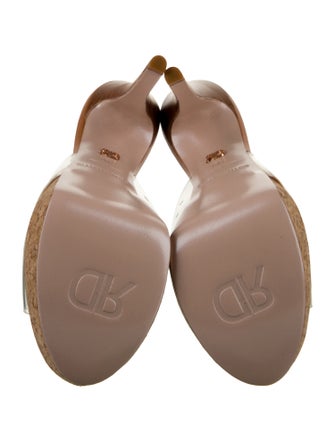 Ruthie Davis Leather Slides