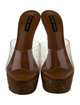 Ruthie Davis Leather Slides