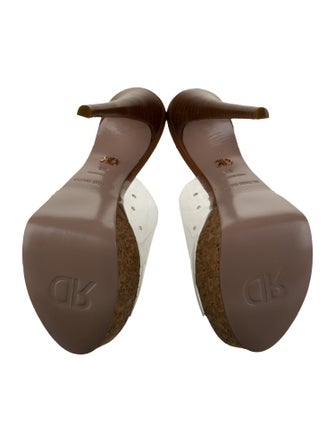 Ruthie Davis Leather Slides