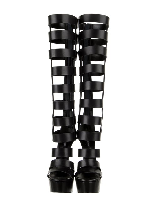 Ruthie Davis Leather Gladiator Sandals