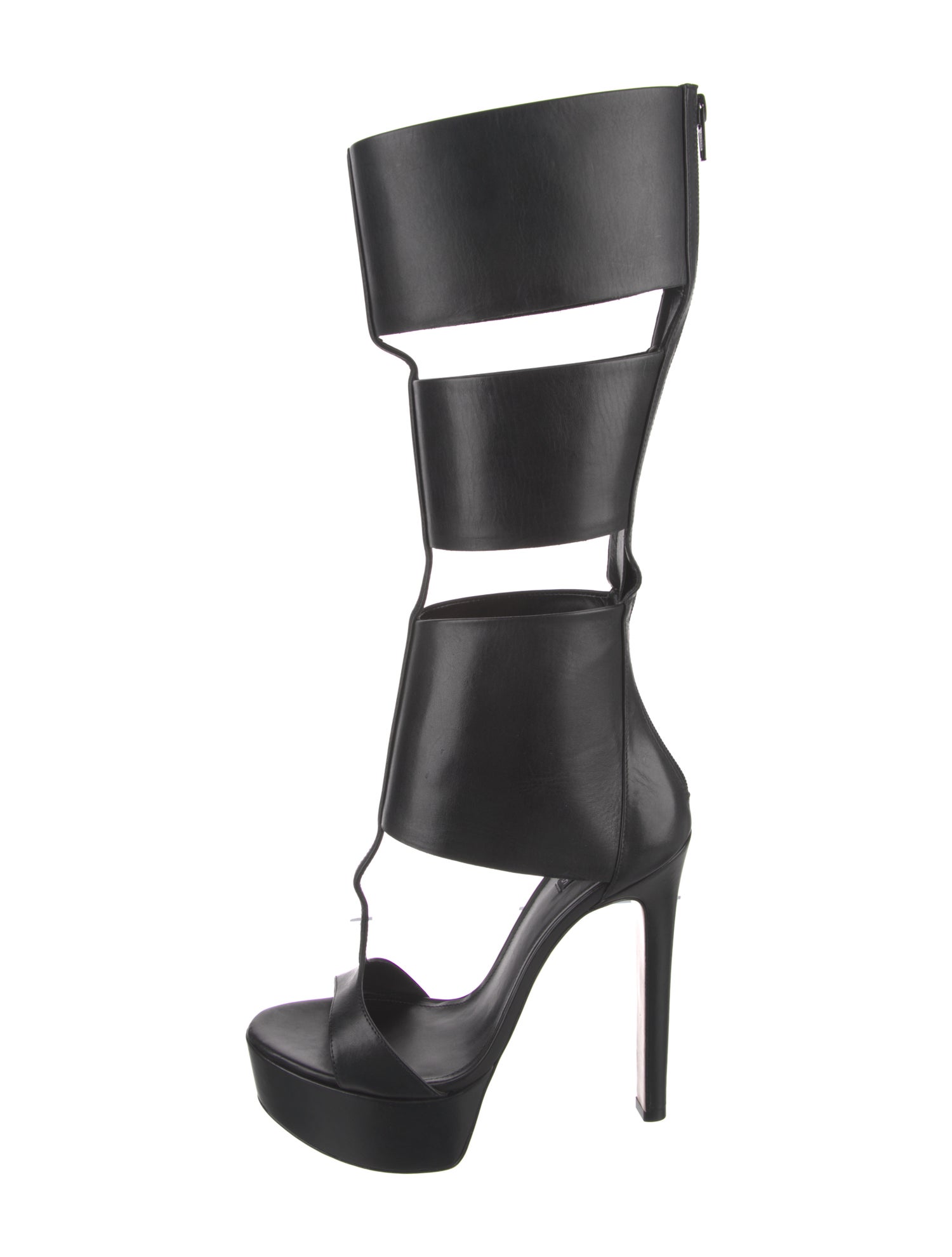 Ruthie Davis Leather Cutout Accent Gladiator Sandals w/ Tags