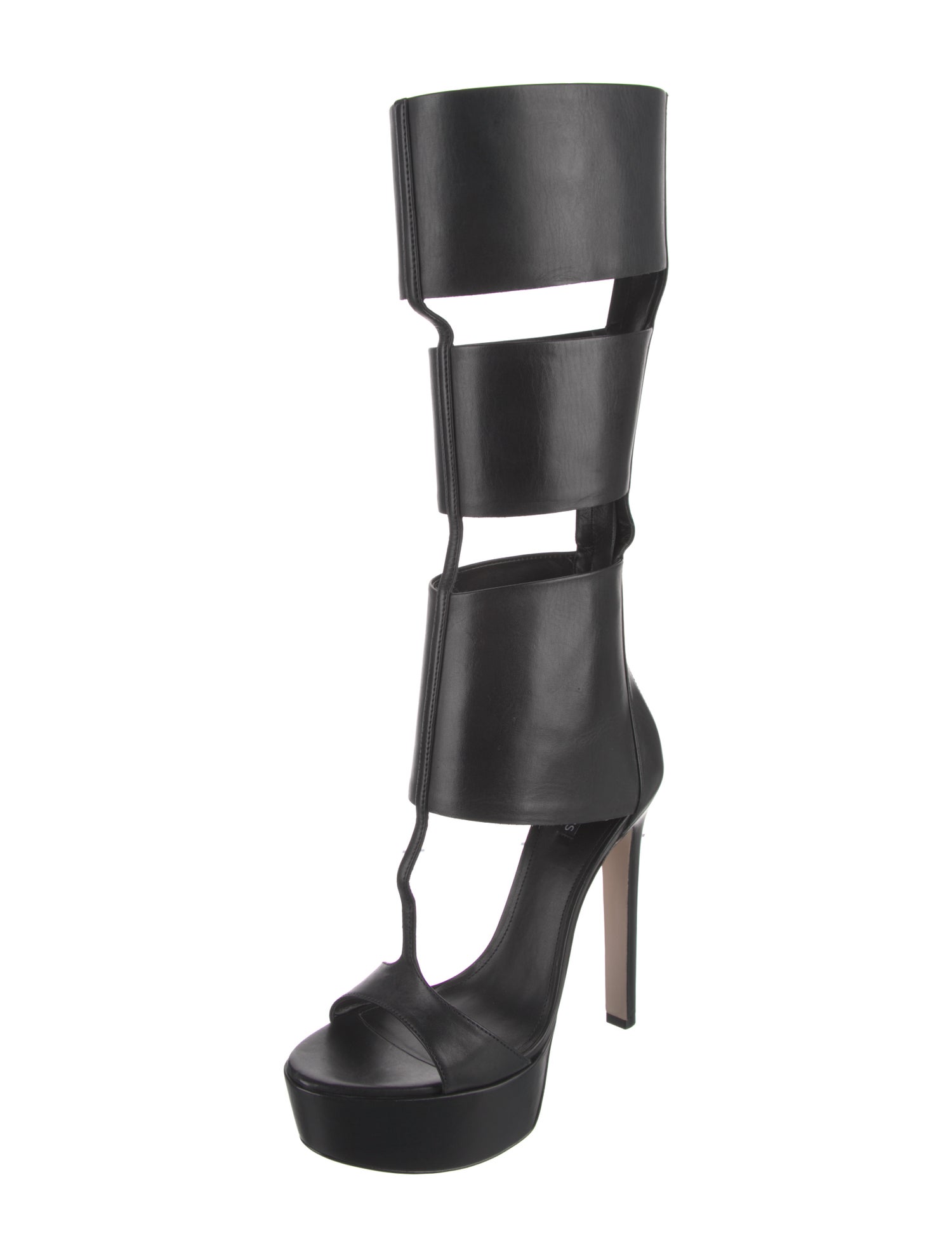 Ruthie Davis Leather Cutout Accent Gladiator Sandals w/ Tags