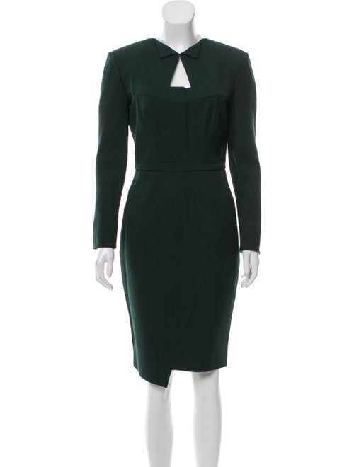 RM by Roland Mouret Wool Knee-Length Dress