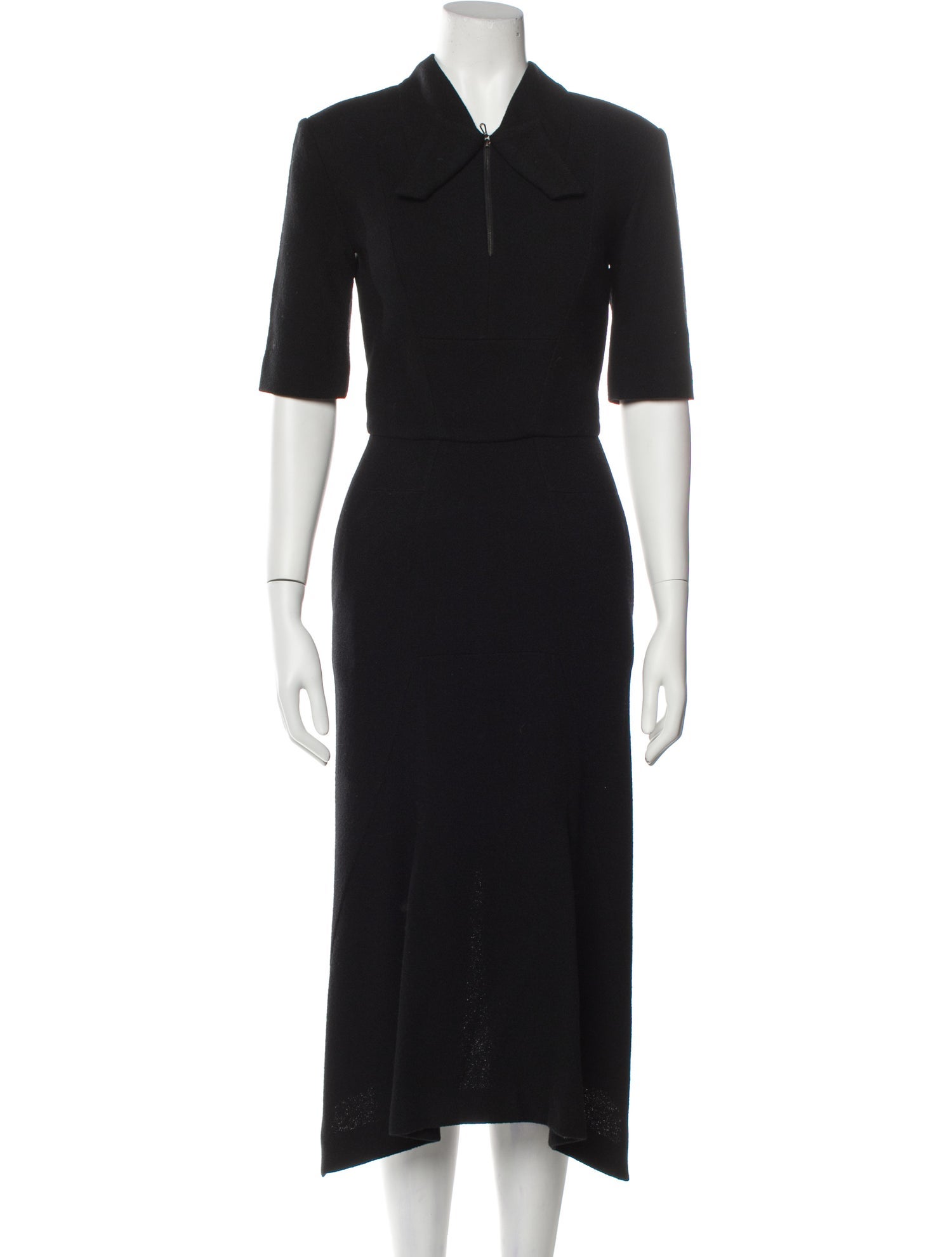 RM by Roland Mouret Wool Midi Length Dress