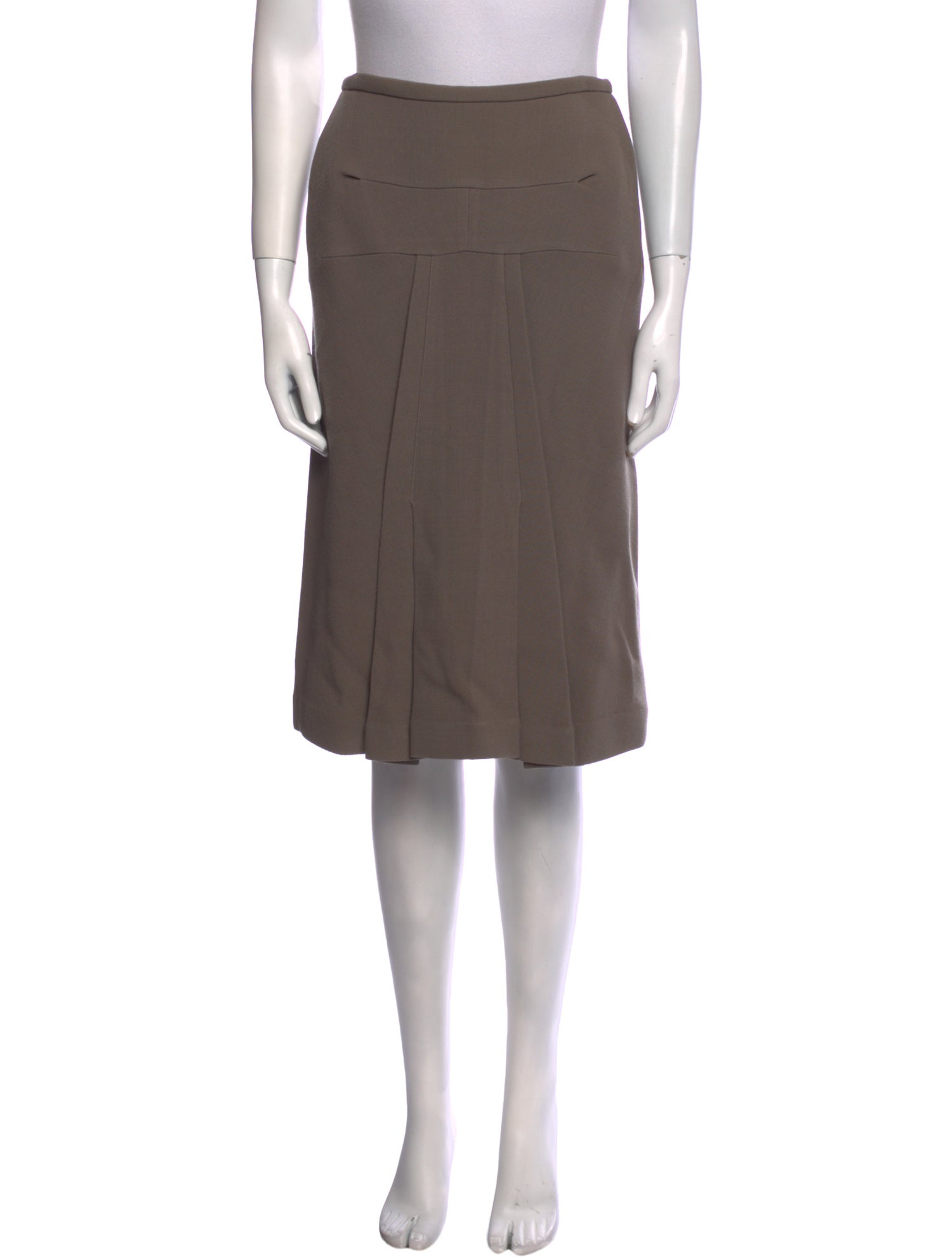 RM by Roland Mouret Wool Knee-Length Skirt