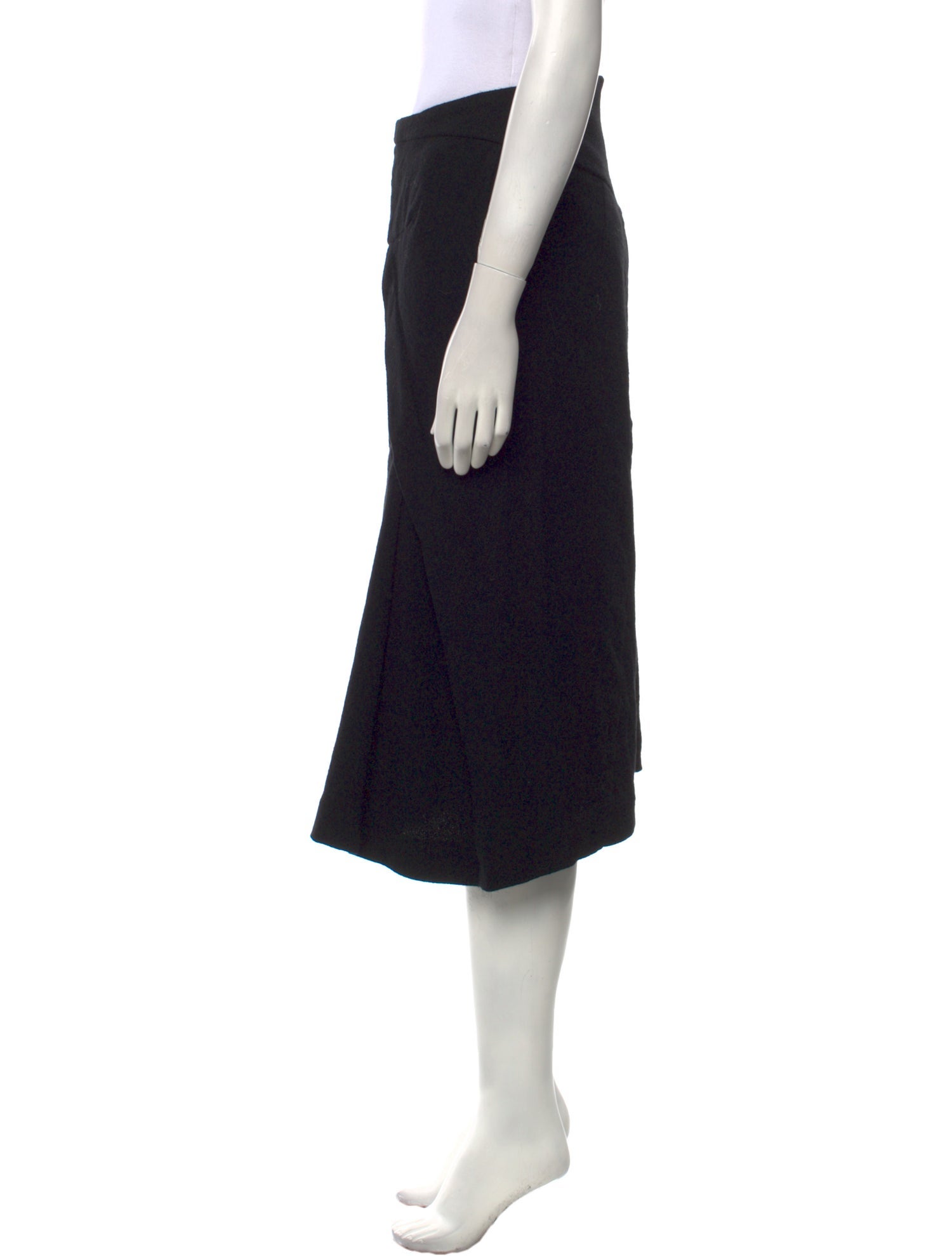 RM by Roland Mouret Wool Knee-Length Skirt