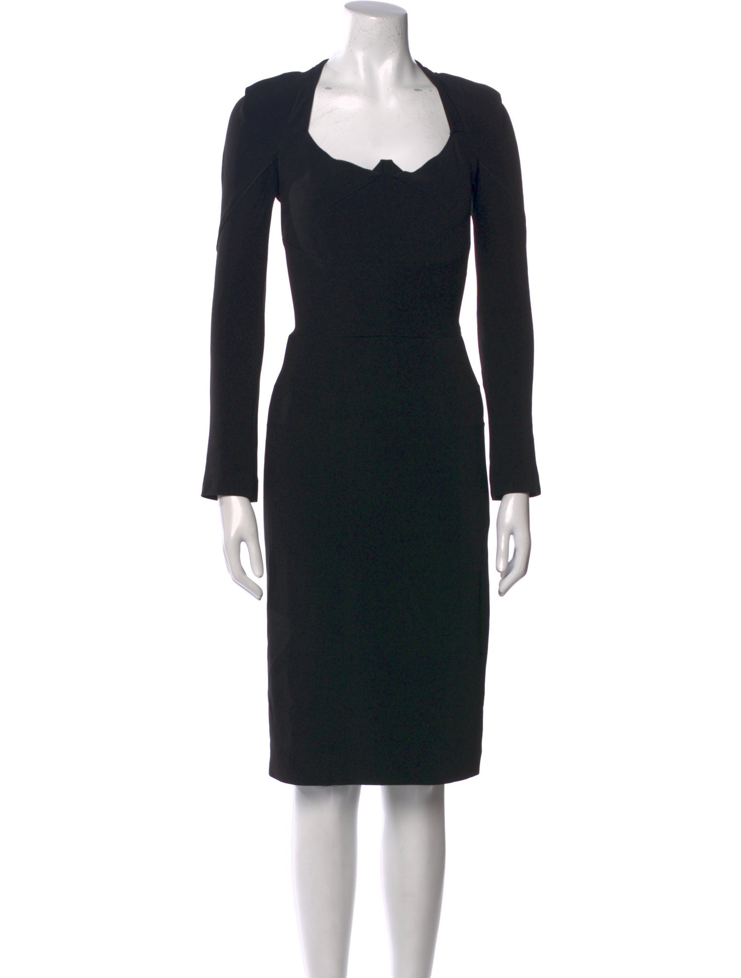 RM by Roland Mouret Square Neckline Knee-Length Dress