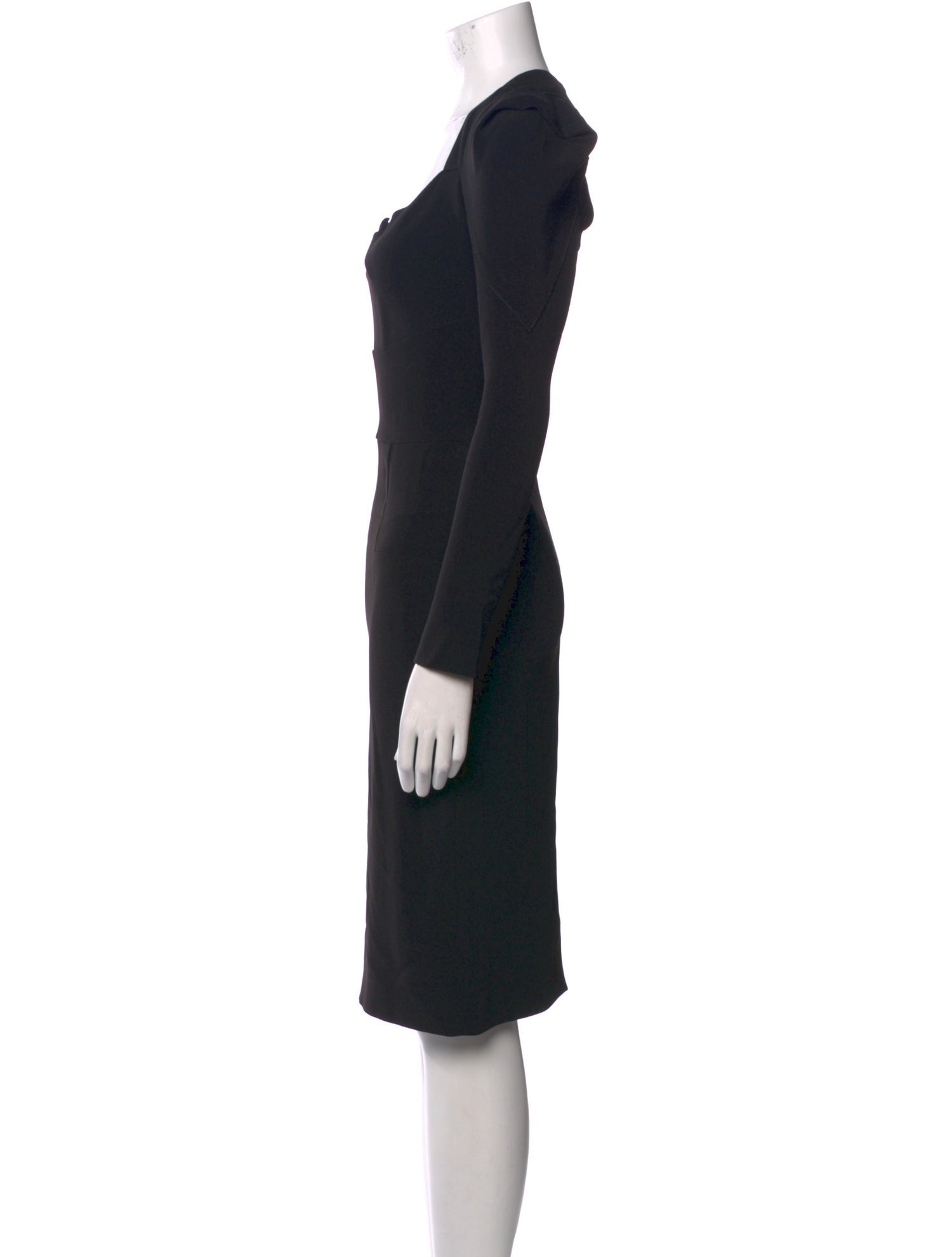 RM by Roland Mouret Square Neckline Knee-Length Dress