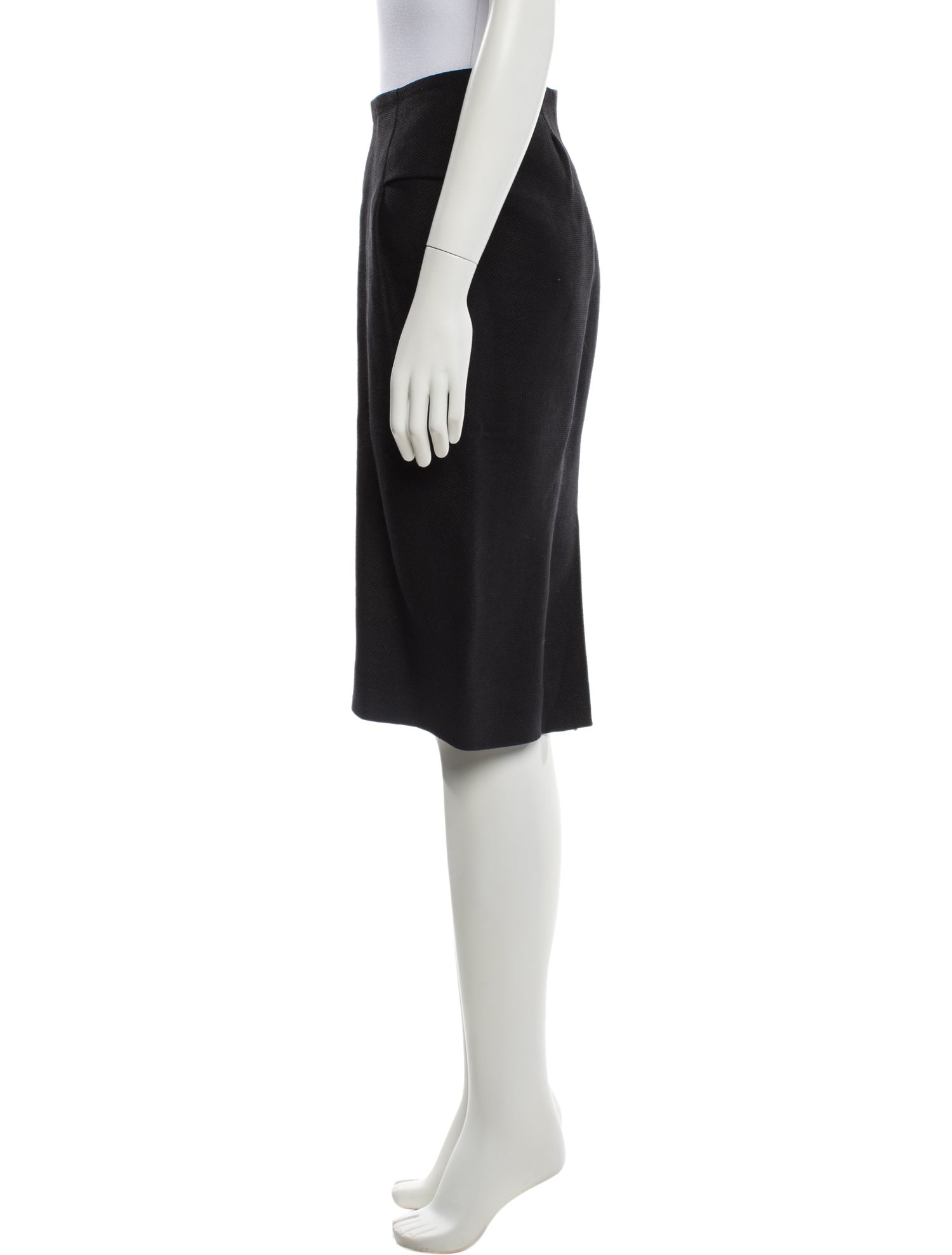 RM by Roland Mouret Linen Knee-Length Skirt