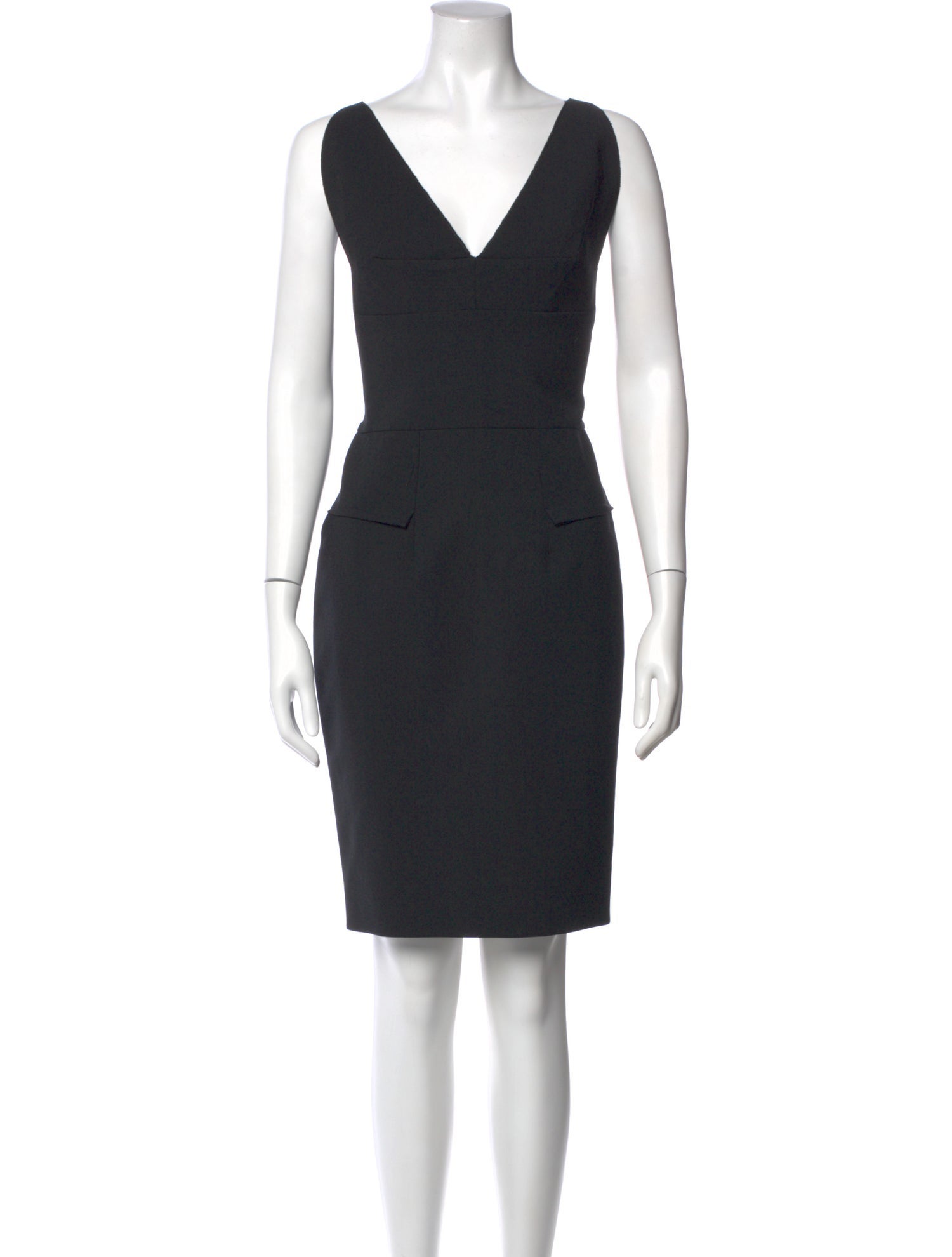 RM by Roland Mouret Wool Knee-Length Dress