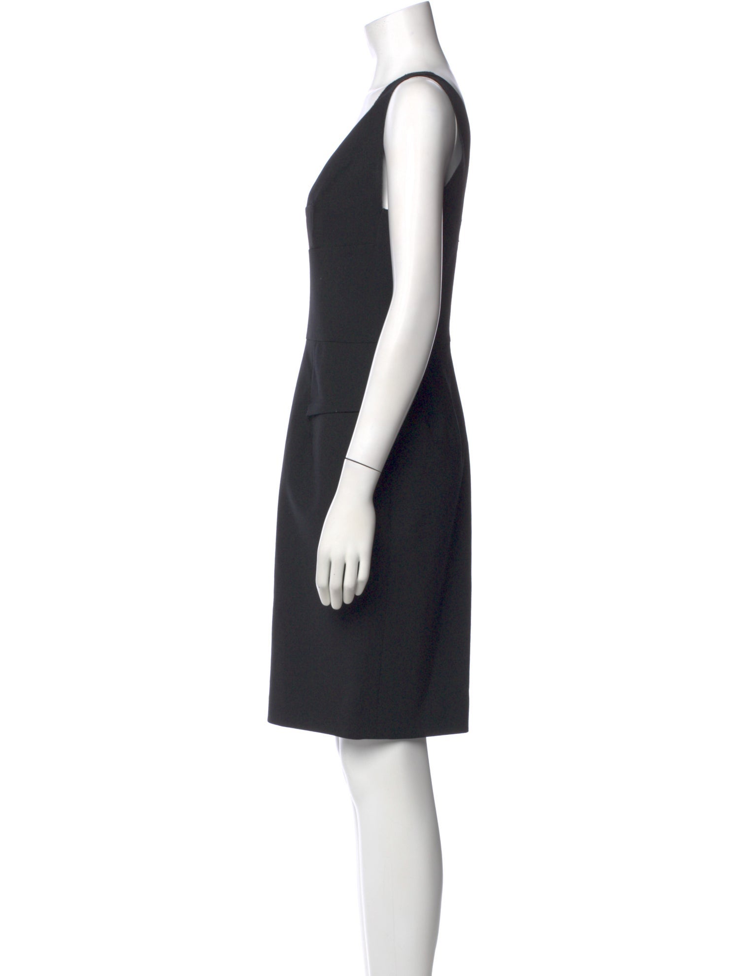 RM by Roland Mouret Wool Knee-Length Dress